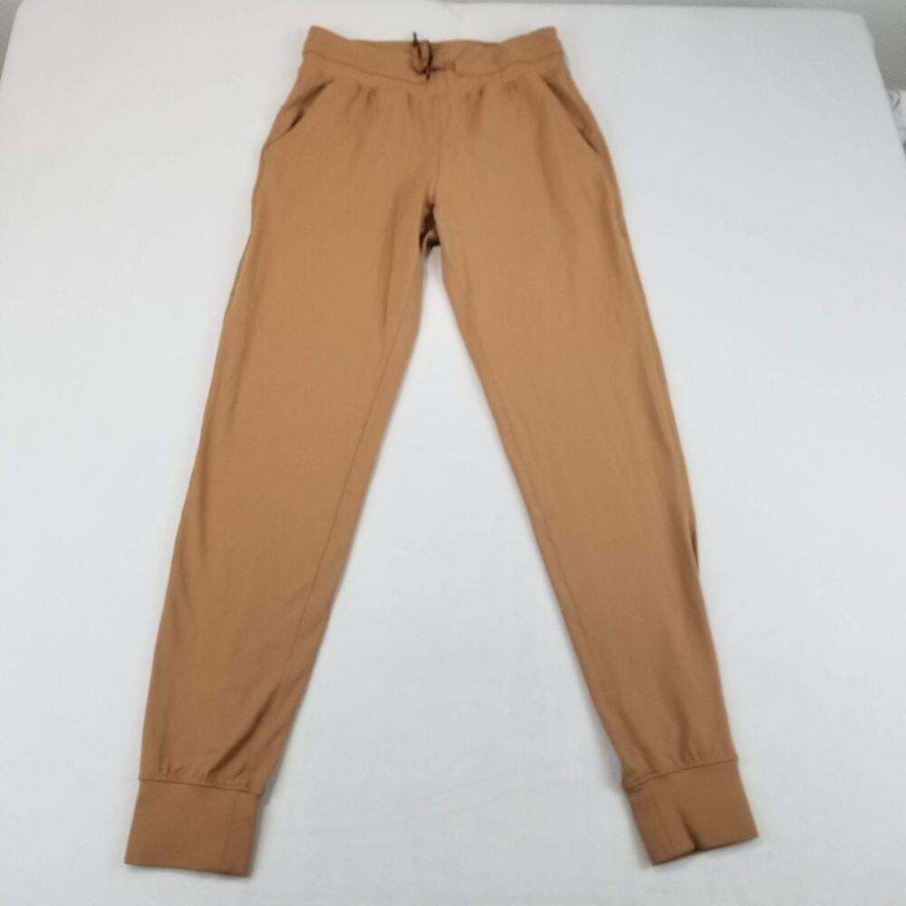 Zyia Active Jogger Pants Womens XL Brown Nylon Spandex Stretch Pockets Athletic